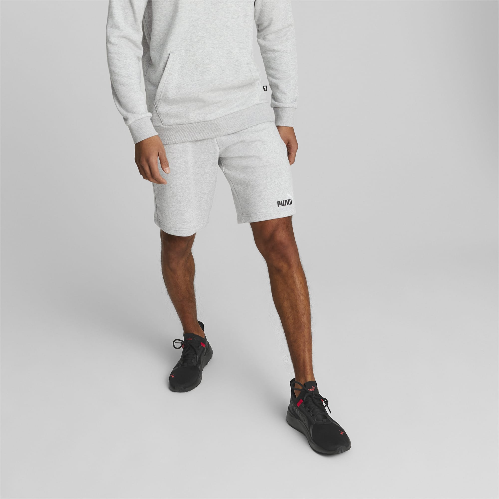 Gray new arrivals puma shorts